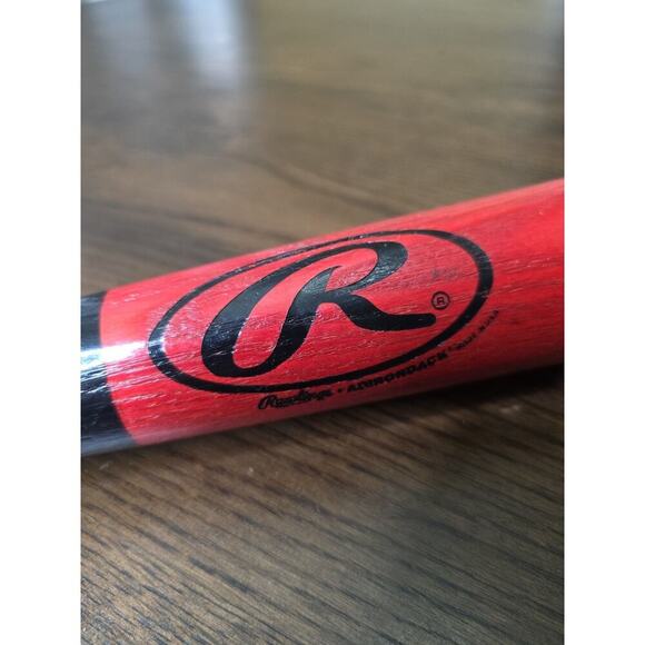 Rawlings Adirondack 302F Wood Bat Big Stick Carlton Pudge Fisk 33 Inch Flame Trt - Picture 8 of 16